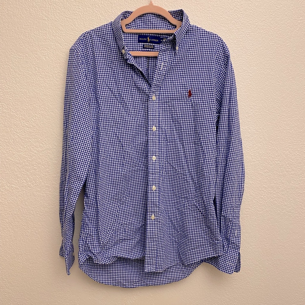 Men’s Ralph Lauren Casual Dress Shirt - Size Medium